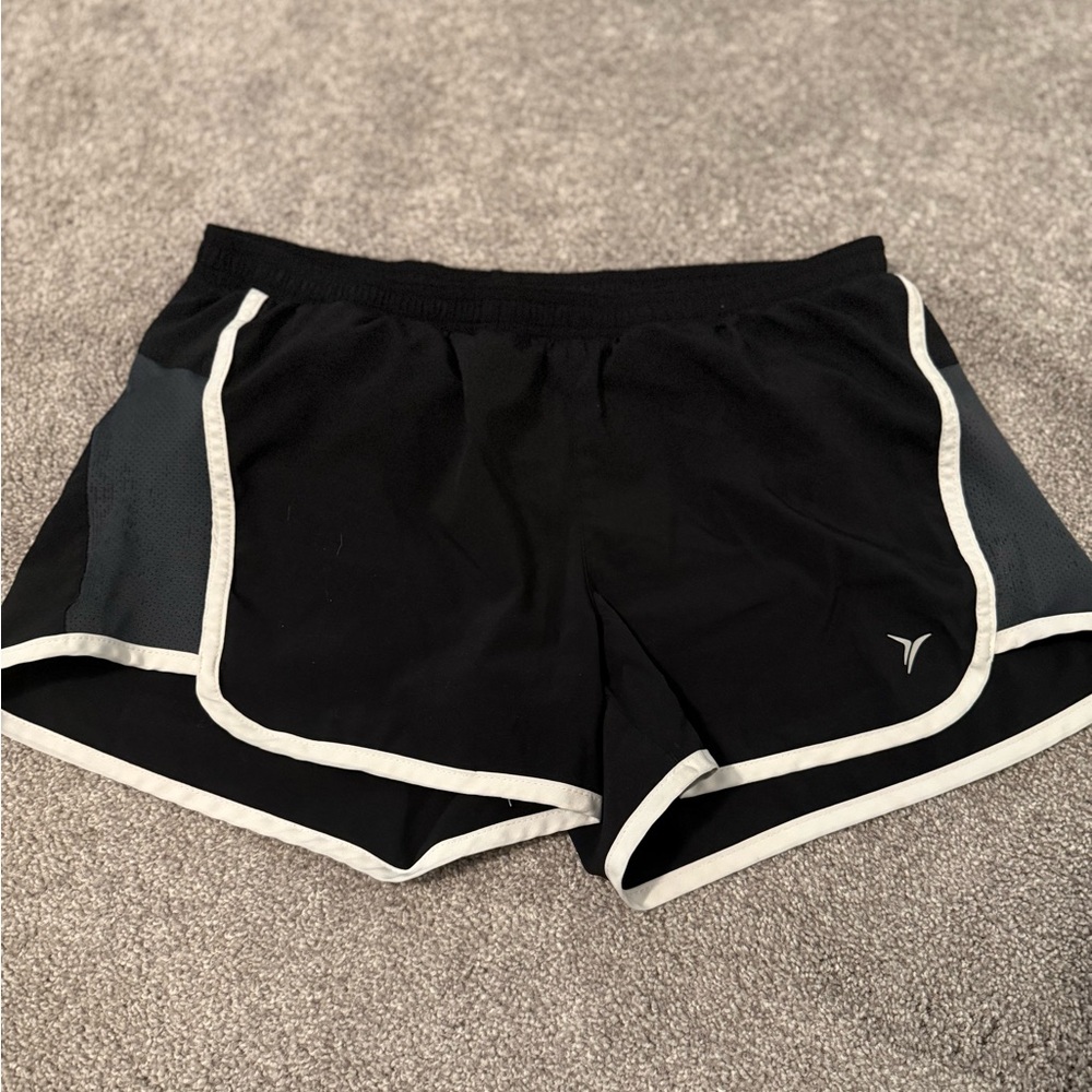 Old Navy Black and Gray Athletic Shorts